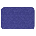 Deep Blue Knitted Pattern Print Indoor Door Mat