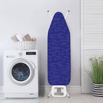 Deep Blue Knitted Pattern Print Ironing Board Cover