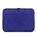 Deep Blue Knitted Pattern Print Laptop Sleeve