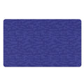 Deep Blue Knitted Pattern Print Polyester Doormat