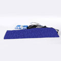 Deep Blue Knitted Pattern Print Sports Towel