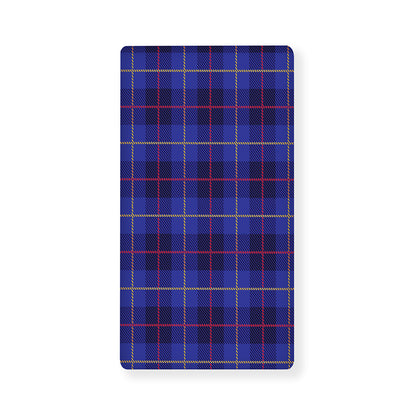Deep Blue Stewart Tartan Print Baby Crib Sheet