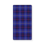 Deep Blue Stewart Tartan Print Baby Crib Sheet