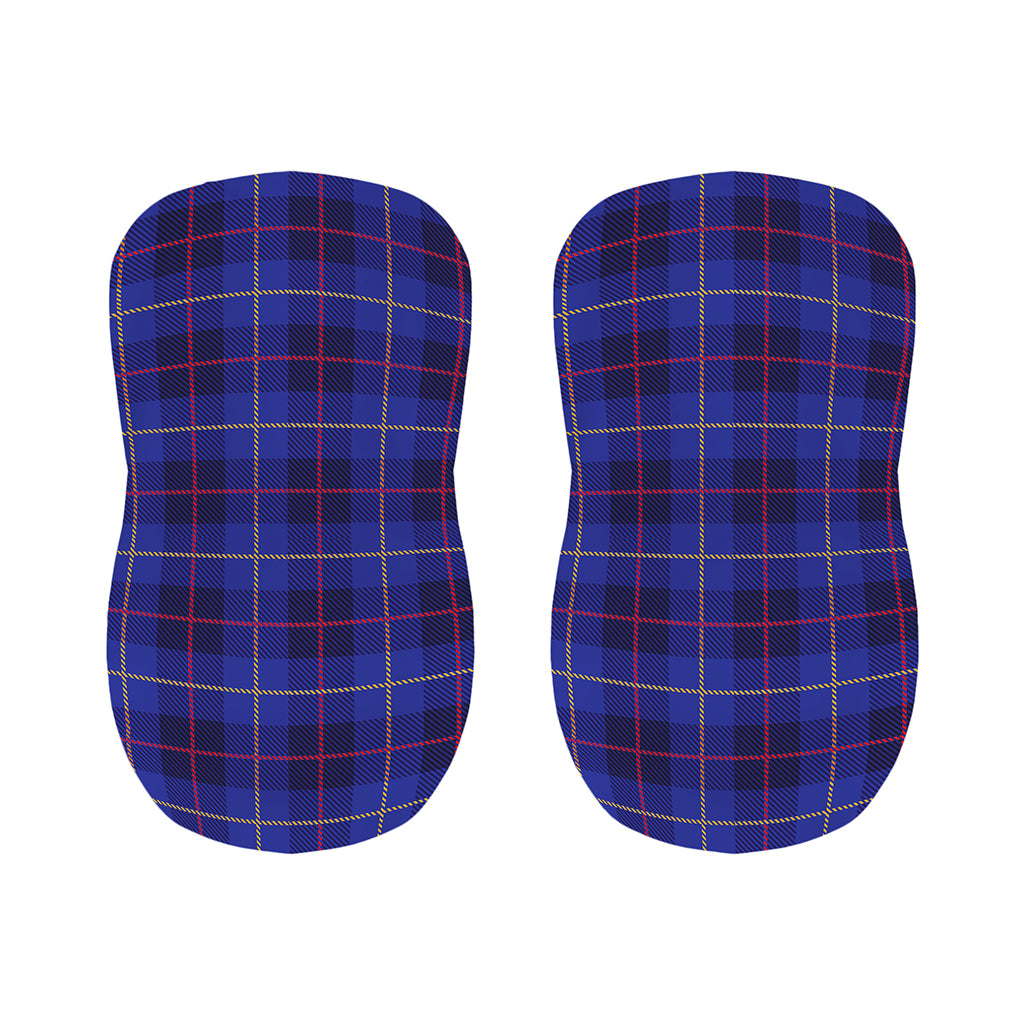 Deep Blue Stewart Tartan Print Bar Stool Covers