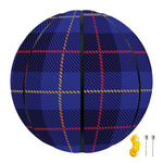 Deep Blue Stewart Tartan Print Basketball