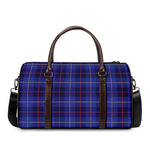 Deep Blue Stewart Tartan Print Duffle Bag