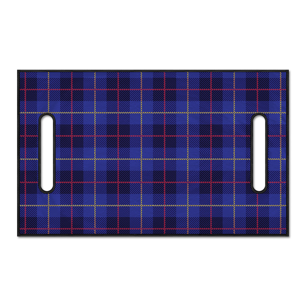 Deep Blue Stewart Tartan Print Golf Cart Seat Cover