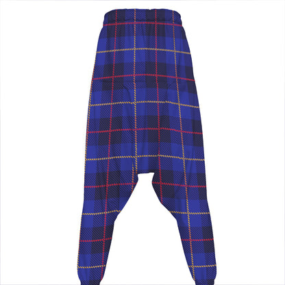Deep Blue Stewart Tartan Print Hammer Pants