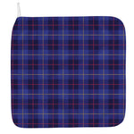 Deep Blue Stewart Tartan Print Hand Towel