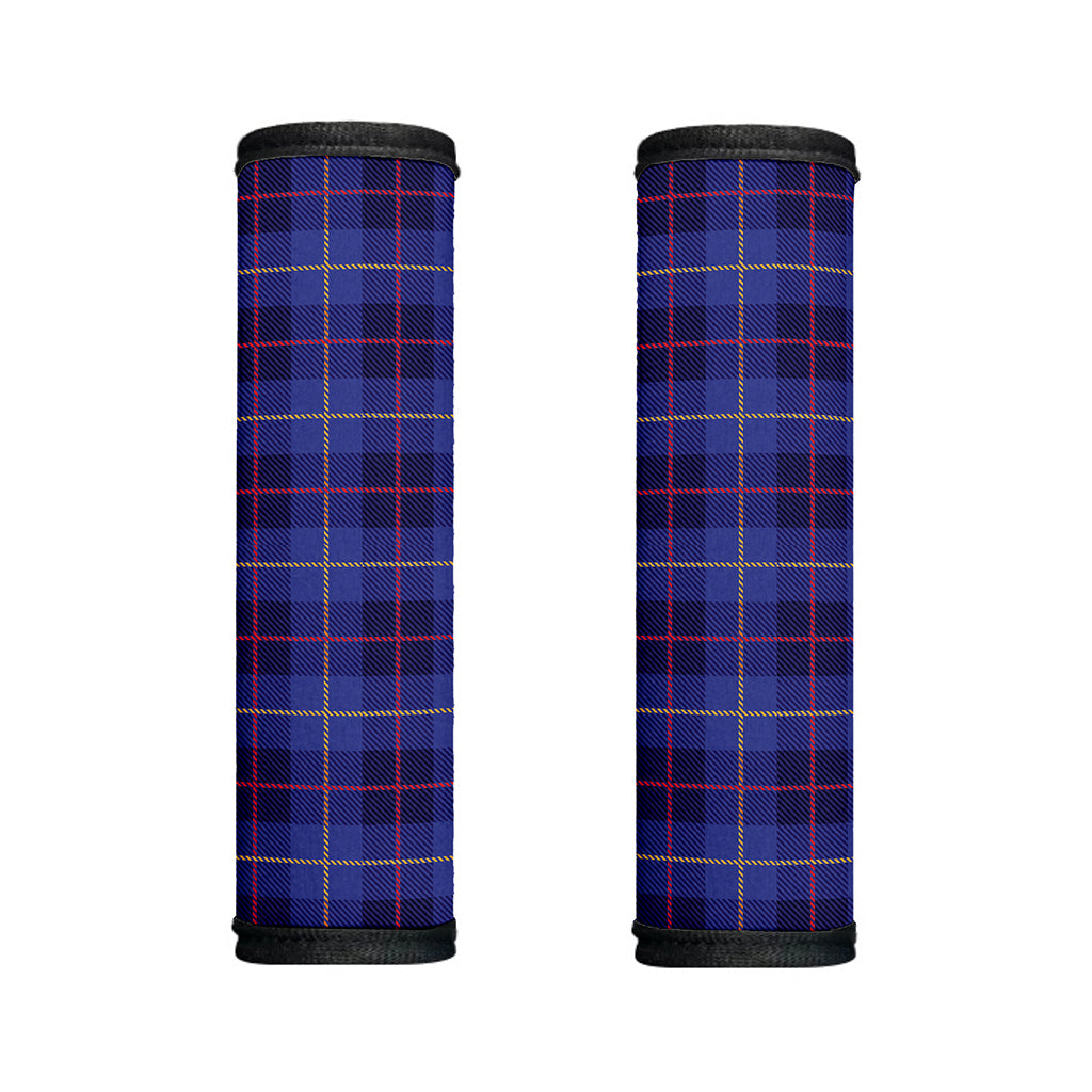 Deep Blue Stewart Tartan Print Handle Covers