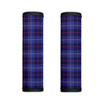 Deep Blue Stewart Tartan Print Handle Covers