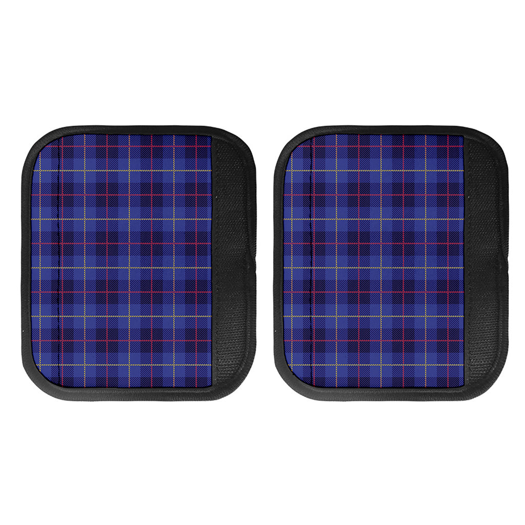 Deep Blue Stewart Tartan Print Handle Covers