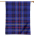 Deep Blue Stewart Tartan Print House Flag