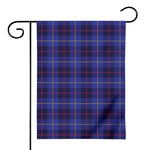 Deep Blue Stewart Tartan Print House Flag