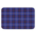 Deep Blue Stewart Tartan Print Indoor Door Mat