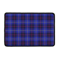 Deep Blue Stewart Tartan Print Kitchen Mat