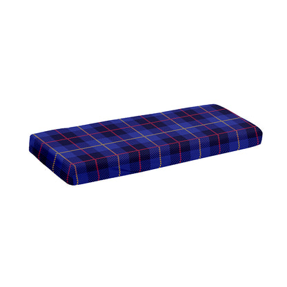 Deep Blue Stewart Tartan Print Piano Keyboard Cover