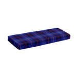 Deep Blue Stewart Tartan Print Piano Keyboard Cover