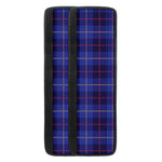 Deep Blue Stewart Tartan Print Refrigerator Handle Covers