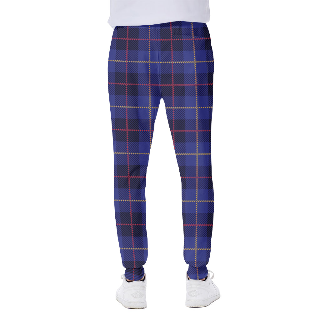 Deep Blue Stewart Tartan Print Scuba Joggers
