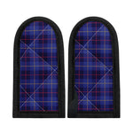 Deep Blue Stewart Tartan Print Skillet Handle Cover