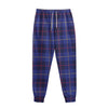 Deep Blue Stewart Tartan Print Sweatpants