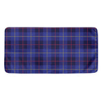 Deep Blue Stewart Tartan Print Towel