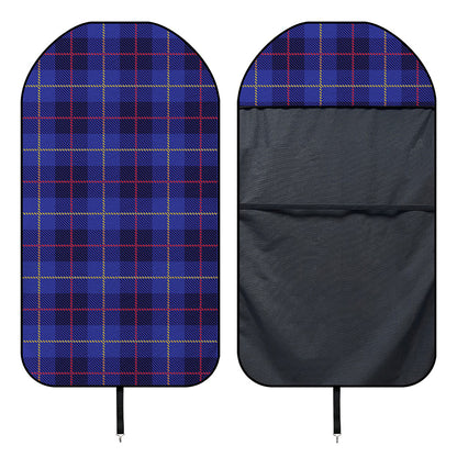 Deep Blue Stewart Tartan Print Waterproof Car Seat Cover