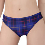 Deep Blue Stewart Tartan Print Women's Panties