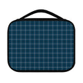Deep Blue Tattersall Pattern Print Classic Bible Case