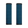 Deep Blue Tattersall Pattern Print Handle Covers