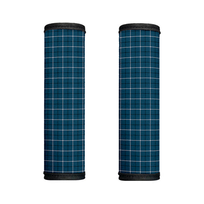 Deep Blue Tattersall Pattern Print Handle Covers