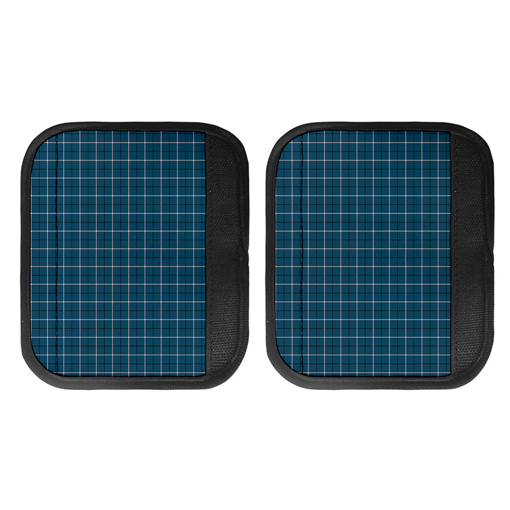 Deep Blue Tattersall Pattern Print Handle Covers
