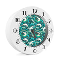 Deep Sea Wave Surfing Pattern Print Alarm Clock