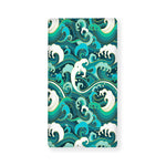 Deep Sea Wave Surfing Pattern Print Baby Crib Sheet