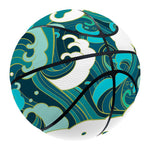 Deep Sea Wave Surfing Pattern Print Basketball
