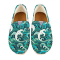Deep Sea Wave Surfing Pattern Print Casual Shoes
