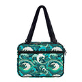 Deep Sea Wave Surfing Pattern Print Double Strap Bible Bag