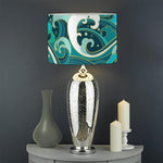 Deep Sea Wave Surfing Pattern Print Drum Lamp Shade