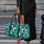 Deep Sea Wave Surfing Pattern Print Duffle Bag