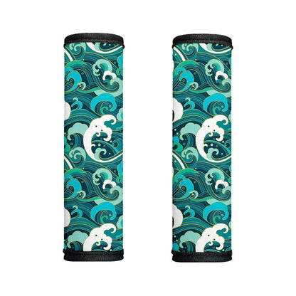 Deep Sea Wave Surfing Pattern Print Handle Covers