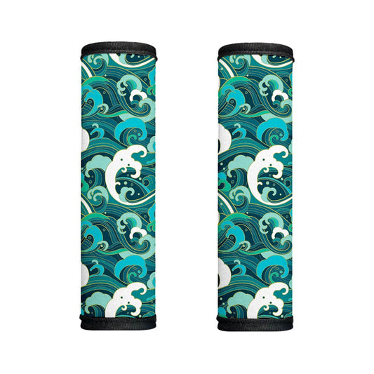 Deep Sea Wave Surfing Pattern Print Handle Covers