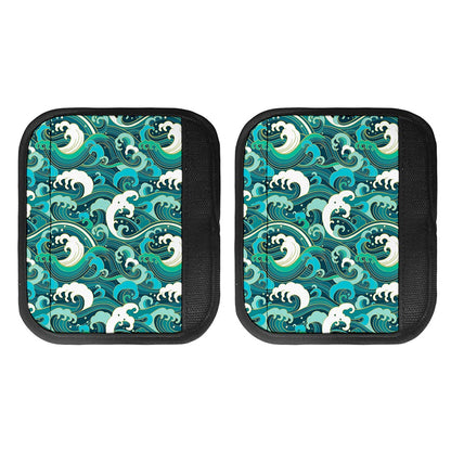 Deep Sea Wave Surfing Pattern Print Handle Covers