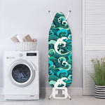 Deep Sea Wave Surfing Pattern Print Ironing Board Cover