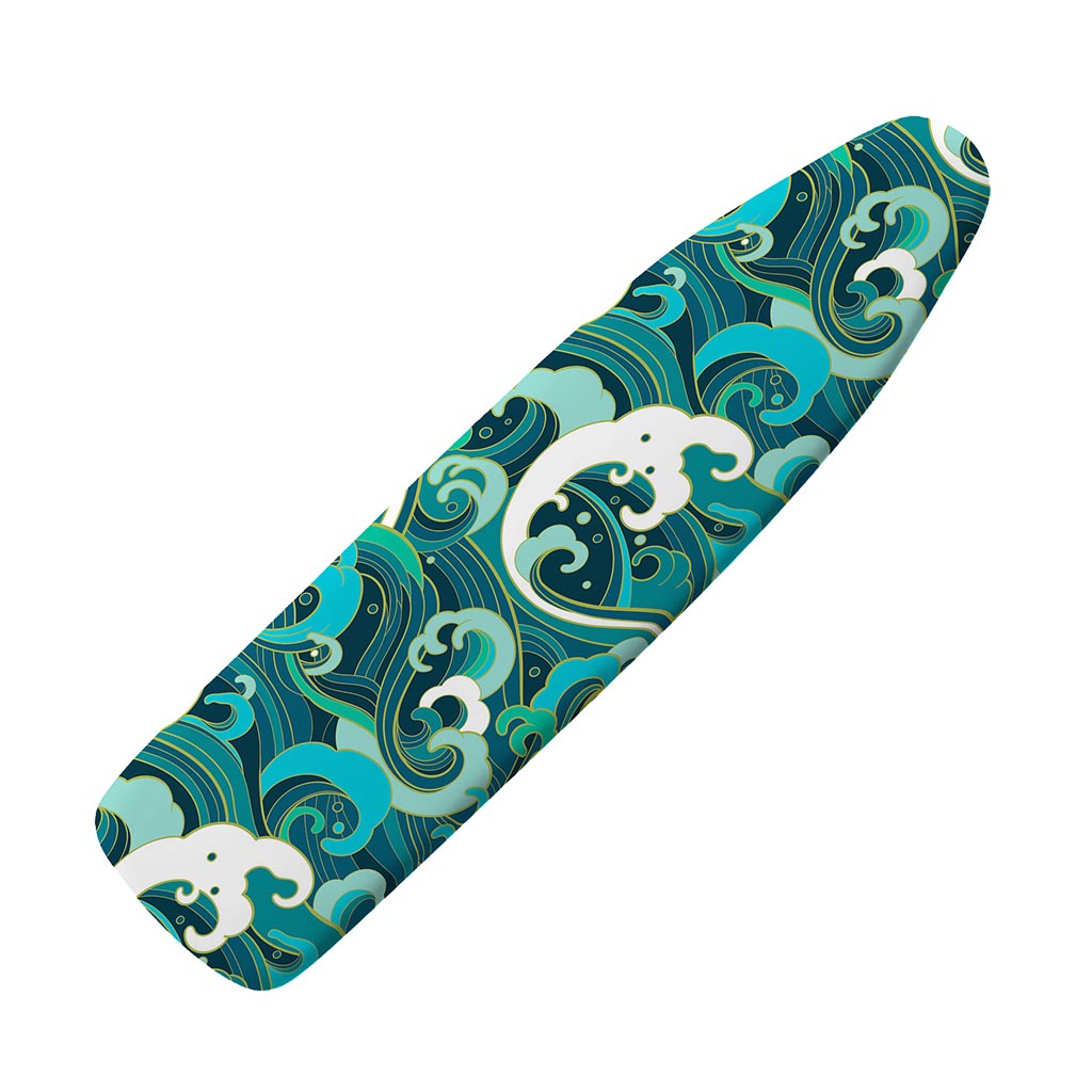 Deep Sea Wave Surfing Pattern Print Ironing Board Cover