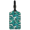 Deep Sea Wave Surfing Pattern Print Luggage Tag