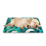 Deep Sea Wave Surfing Pattern Print Pet Cooling Mat Cover