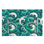 Deep Sea Wave Surfing Pattern Print Placemat