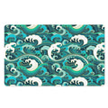Deep Sea Wave Surfing Pattern Print Polyester Doormat
