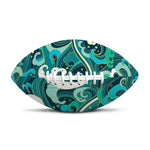 Deep Sea Wave Surfing Pattern Print Rugby Ball